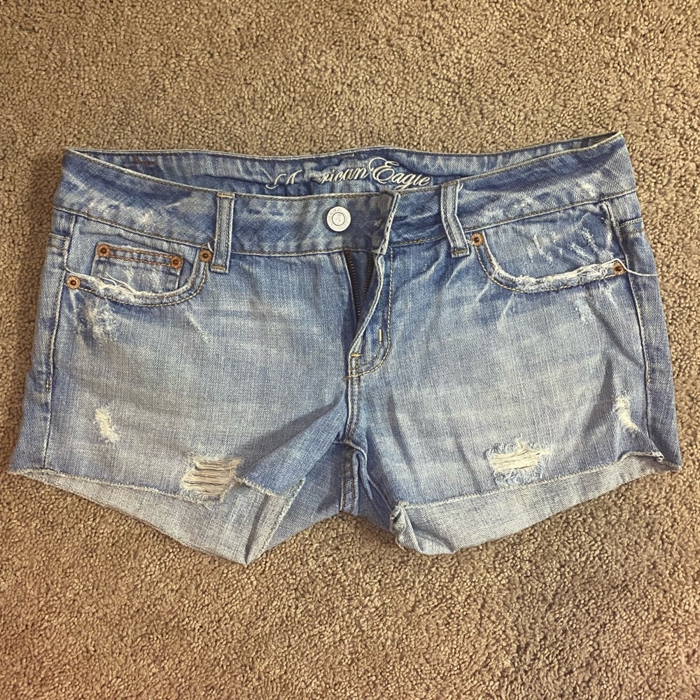 American eagle jean shorts size 4